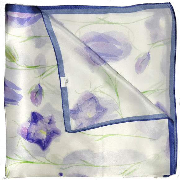 NWT Genuine 100% Mulberry Silk Satin Scarf 25"x25" Medium Square Shawl Wrap 5719 - Picture 4 of 8